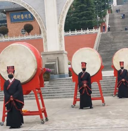 西安霸陵新區大型漢服祭祀儀式