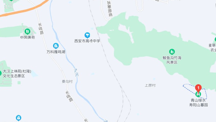 西安壽陽山骨灰墓園園區簡介